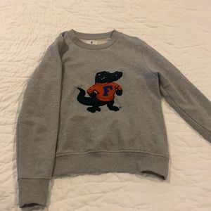 Embroidered UF Fighting Gator sweatshirt size M